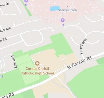 map for St Thoma's More High School