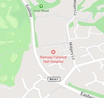 map for Fulwood Hall Hospital