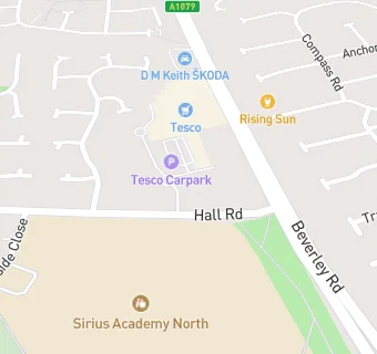 map for Tesco Petrol Station