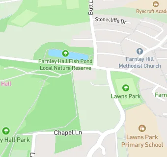 map for Catering Leeds  (Lawns Park Primary)