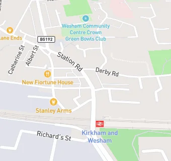 map for Wesham Pharmacy