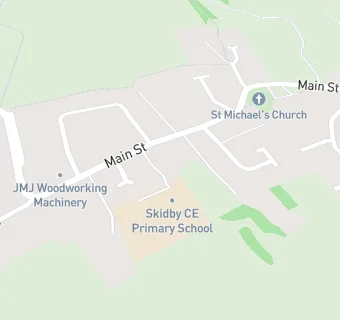 map for Skidby Primary School