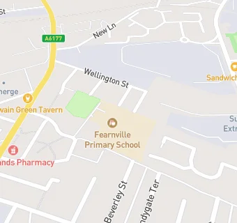 map for Fearnville Primary School