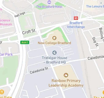 map for Aramark at New College Bradford