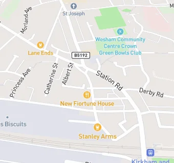 map for Stanley Arms