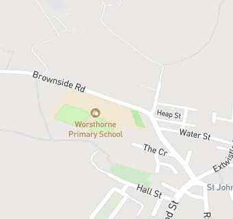 map for Worsthorne Primary School