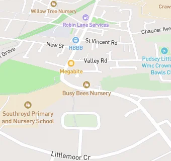 map for Busy Bees At Leeds Pudsey Littlemoor