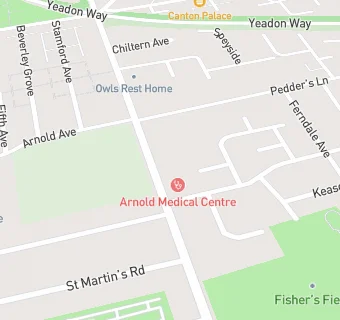 map for Arnold Medical Centre