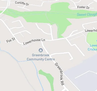 map for Greenbrook Methodist
