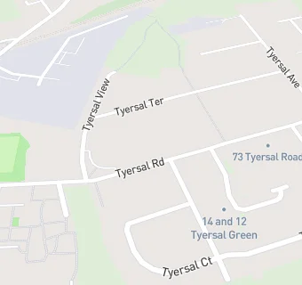 map for Tyersal Pharmacy