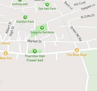 map for Thornton Medical Practice