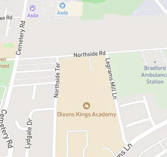 map for Dixons Kings Academy