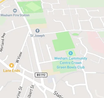 map for Wesham Community Centre