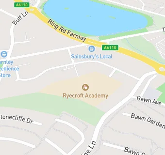 map for Ryecroft Primary School