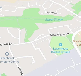 map for Lowerhouse Cricket Club - Bar