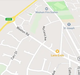 map for Lane Ends Hotel