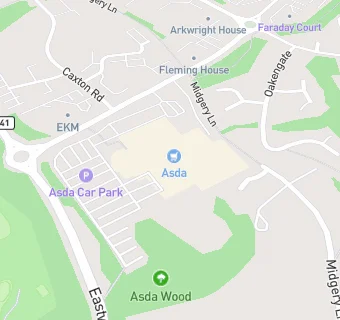 map for Asda Pharmacy