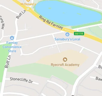 map for Ryecroft Academy