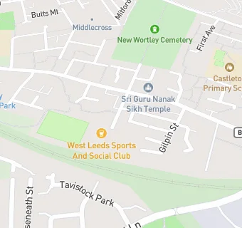 map for West Leeds Sports And Social Club