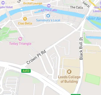 map for Leeds College Of Building