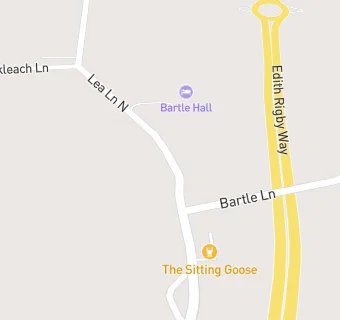 map for Bartle Hall Hotel & Restaurant