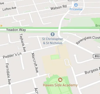 map for Hawes Side Nursery