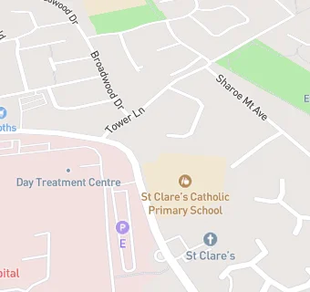 map for St Clares Pre & After School Club