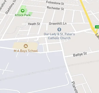 map for Manchester Super Stores