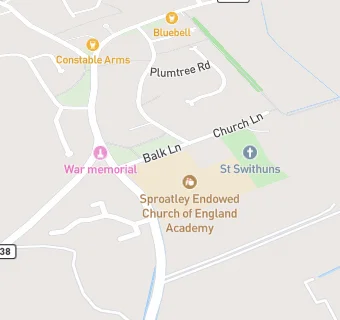 map for Sproatley Endowed Church of England Academy