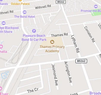 map for Thames Primary Academy