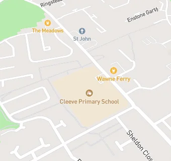 map for Cleeve Primary School