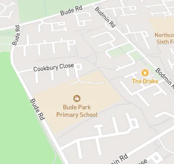 map for Bude Park Primary School