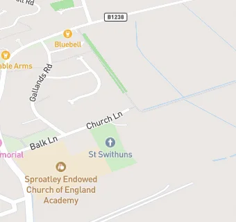 map for Sproatley Endowed CE Academy