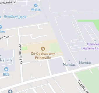 map for Co-Op Academy Princeville