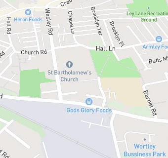 map for St Bartholomew's CofE Voluntary Controlled Primary School