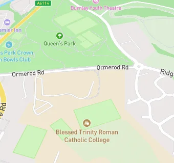 map for St Theodore's Catholic Sports College and Sixth Form