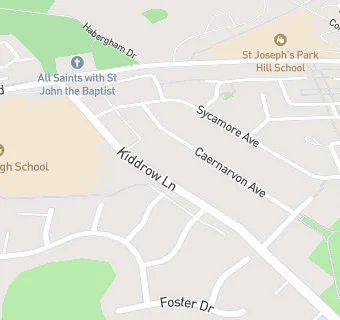 map for Kiddrow Medical Practice