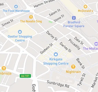 map for Kirkgate Pharmacy