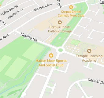 map for Halton Moor Sports And Social Club