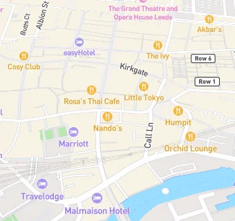 map for Nandos (Briggate)