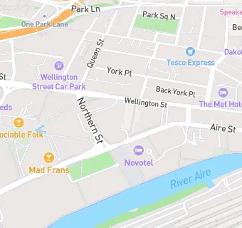 map for Greggs  (West Point)