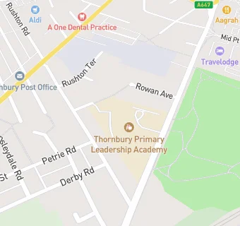 map for Thornbury Primary Leadership Academy - Foodbank