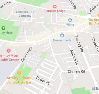 map for Armley Dental Practice Partnership