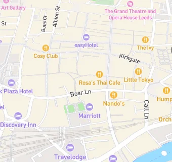 map for Caffe Nero (Boar Lane)