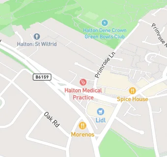 map for Halton Medical Practice