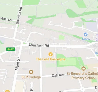 map for St. Benedicts Parish Centre Luncheon Club