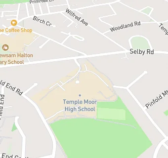 map for Temple Moor High School