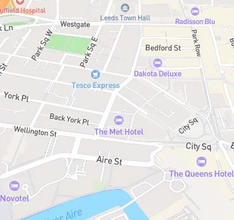 map for The Met Hotel