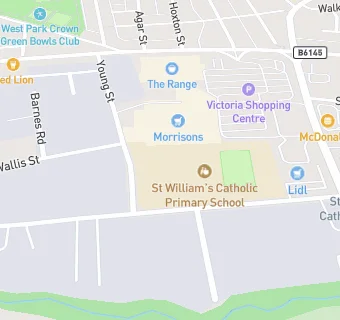 map for St William's Catholic Primary School, A Voluntary Academy