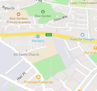 map for Catering Leeds (All Saints C Of E Primary)